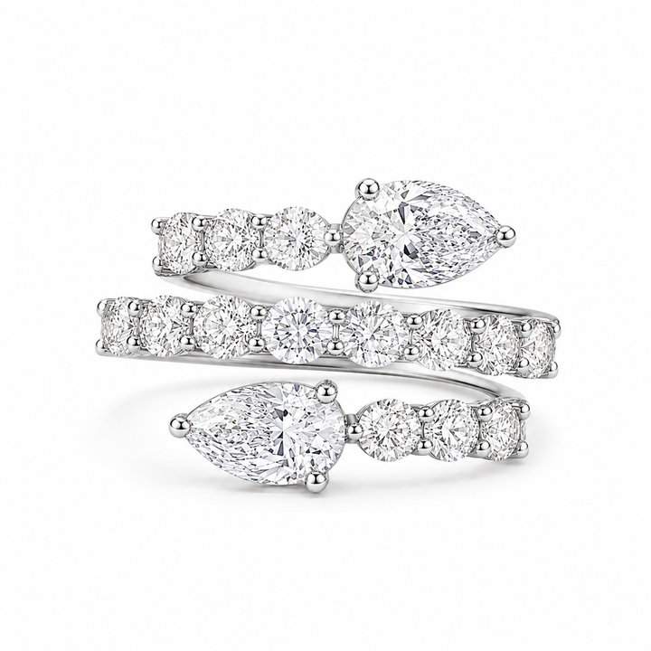 14K Gold Lab-Grown Diamond Fashion Ring (2.80 CTW â€“ Dâ€“F / VS1â€“VS2) from Diamond Studio