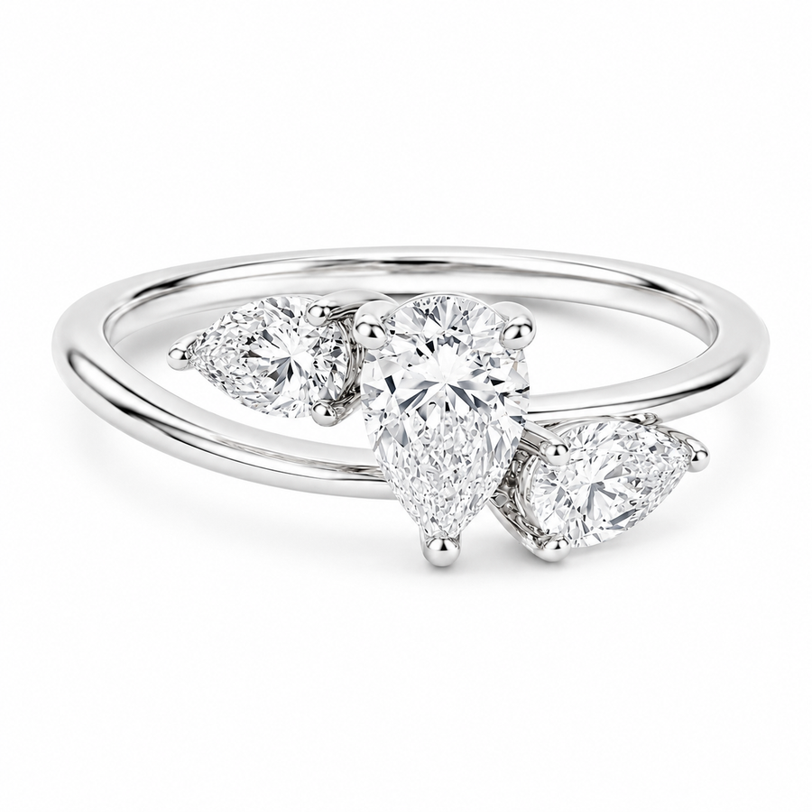 14K Gold Lab-Grown Diamond Fashion Ring (1.60 CTW – D–F / VS1–VS2)