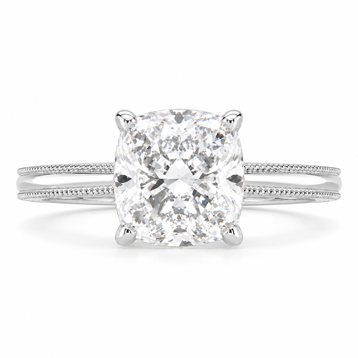 Camilla 5 Carat Cushion Cut Solitaire Engagement Ring