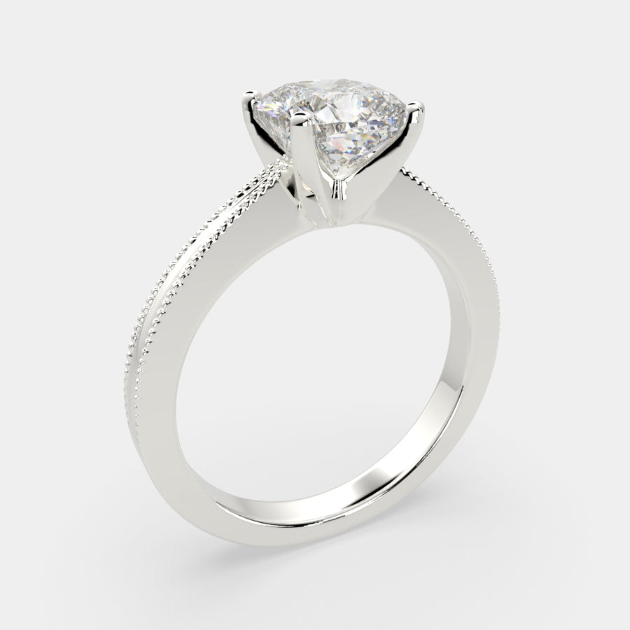 Camilla 1 Carat Cushion Cut Solitaire Engagement Ring