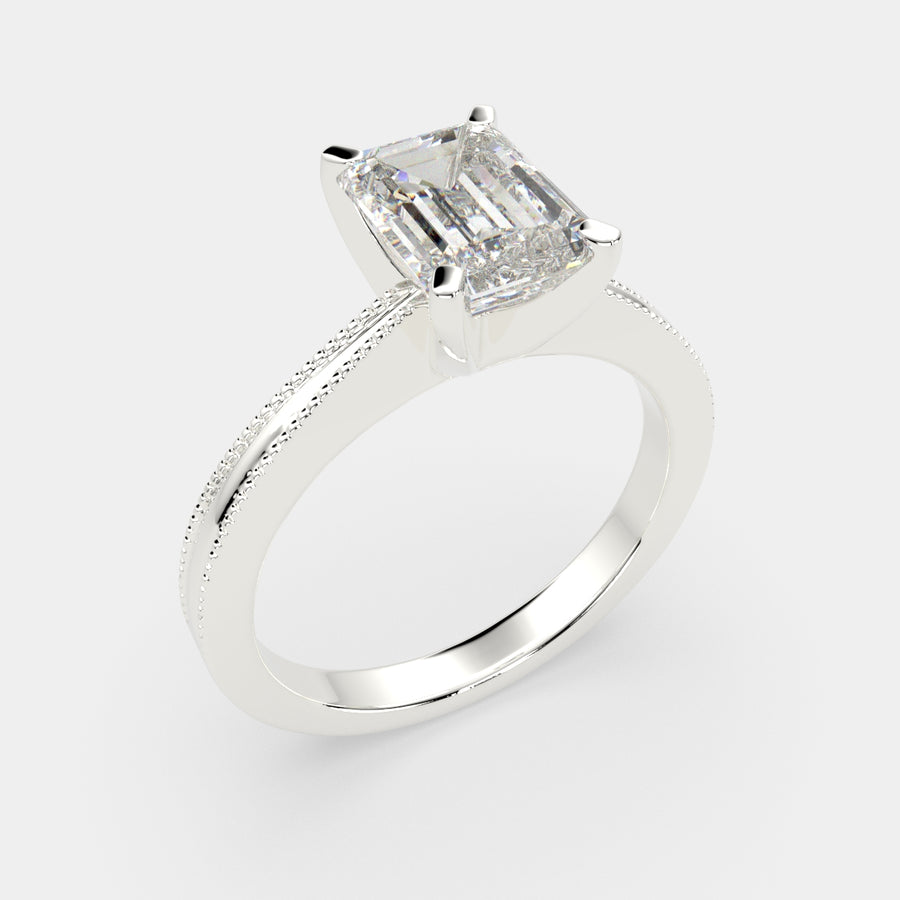 Camilla 1 Carat Emerald Cut Solitaire Engagement Ring