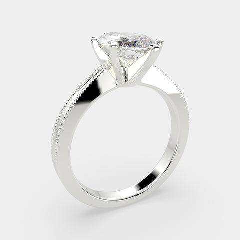 1 Carat VS1 D Lab Grown Diamond Solitaire Marquise Ring