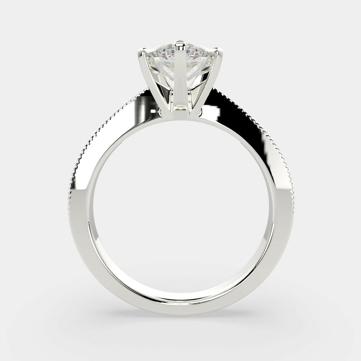2 Carat VS1 D Lab Grown Diamond Solitaire Marquise Ring