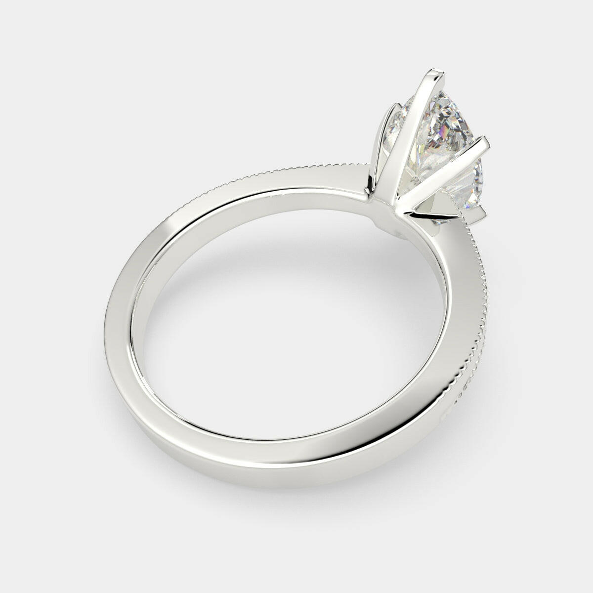 2 Carat VS1 D Lab Grown Diamond Solitaire Marquise Ring