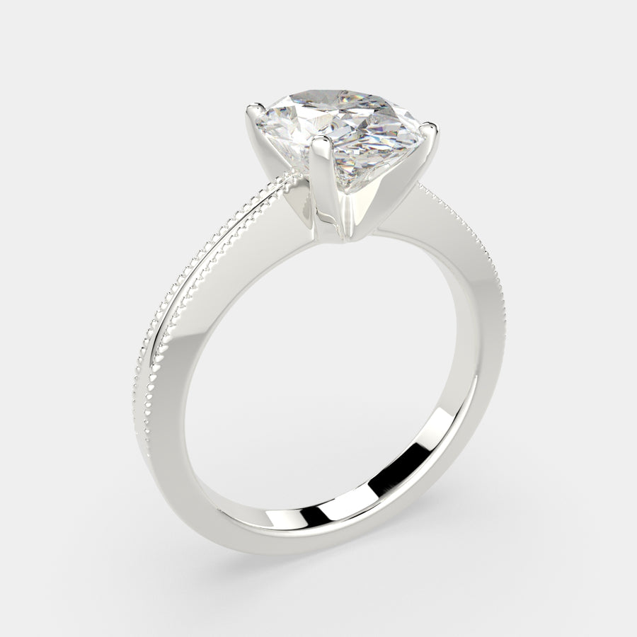 Camilla 4 Carat Oval Cut Solitaire Engagement Ring
