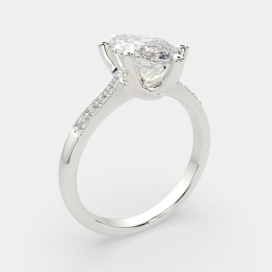 Federica 1.4 Carat Marquise Cut 4 Prong Engagement Ring