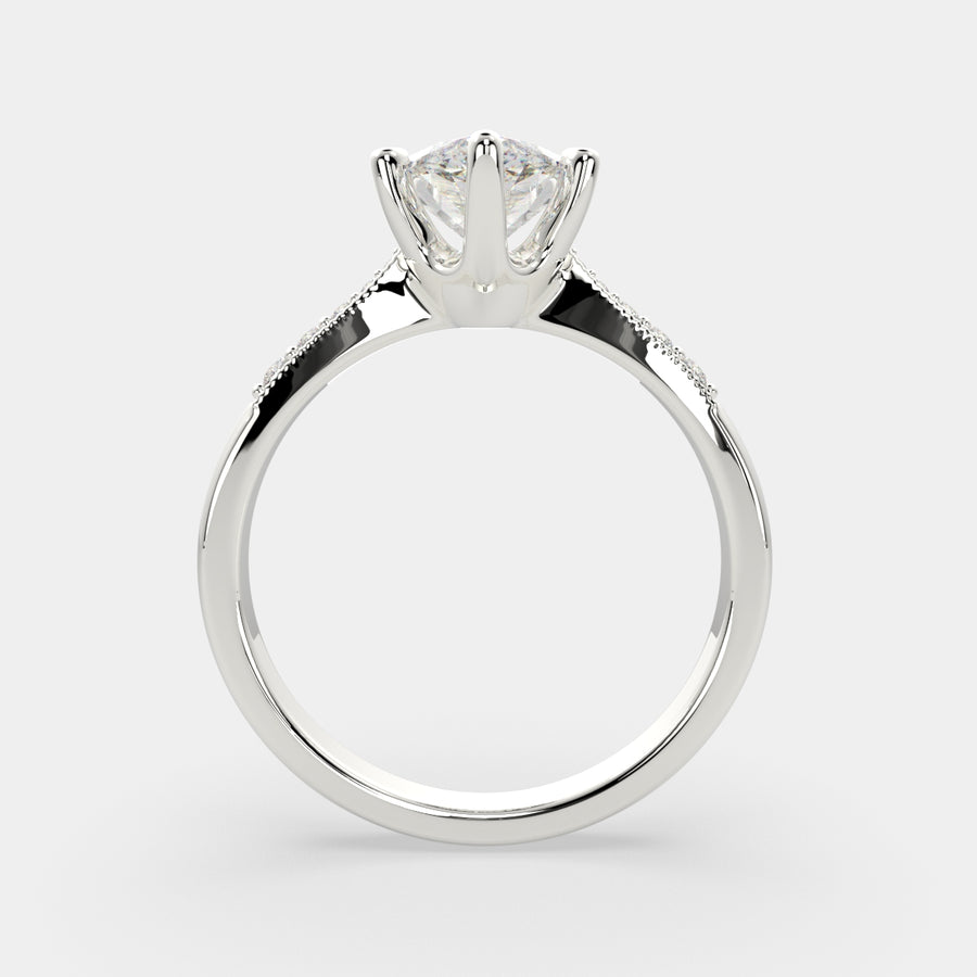 Federica 2.4 Carat Marquise Cut 4 Prong Engagement Ring