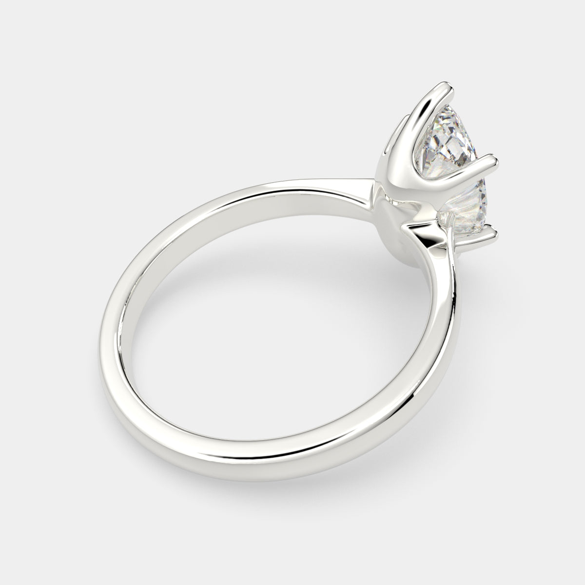 2 Carat VS1 D Lab Grown Diamond Solitaire Marquise Ring