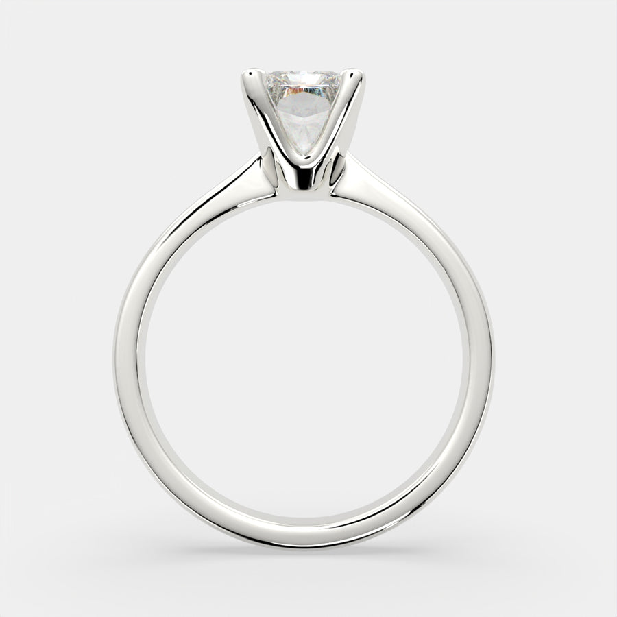Juliana 4 Carat Radiant Cut Classic Solitaire Engagement Ring