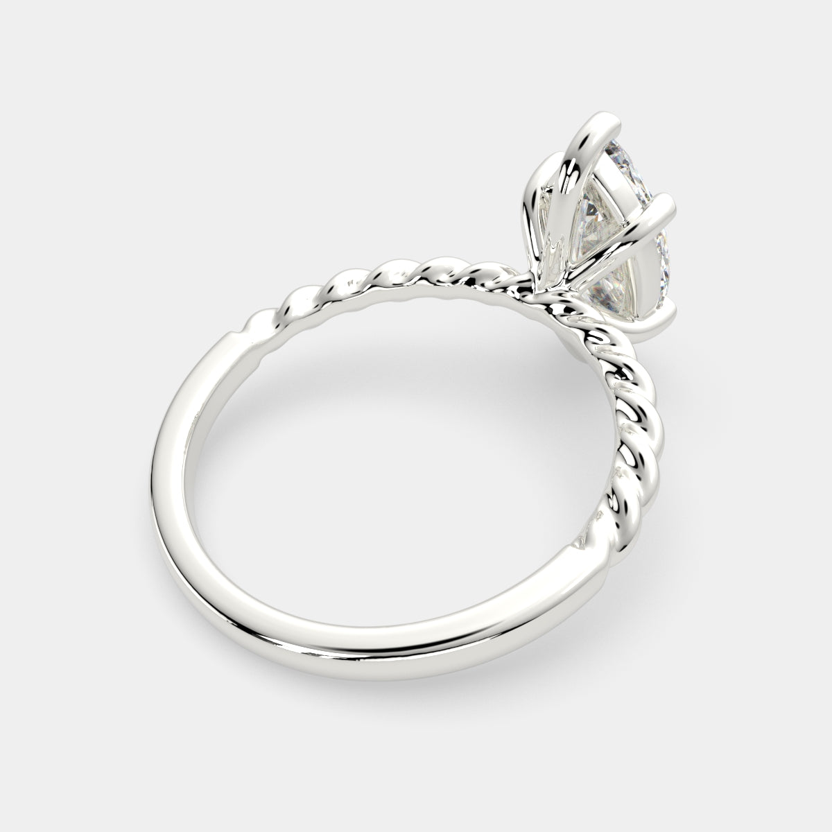 1 Carat VS1 D Lab Grown Diamond Solitaire Marquise Ring