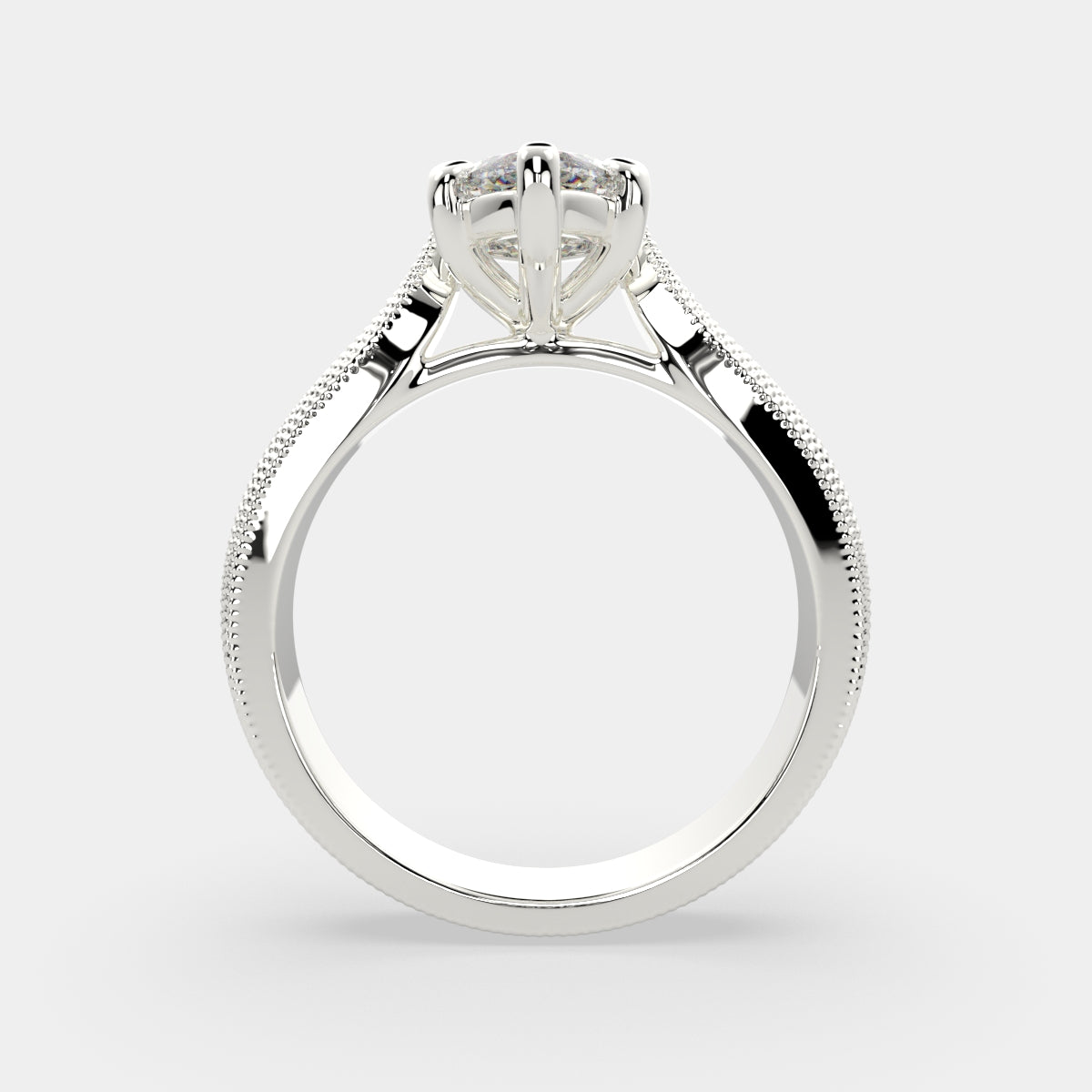 1 Carat VS1 D Lab Grown Diamond Solitaire Marquise Ring