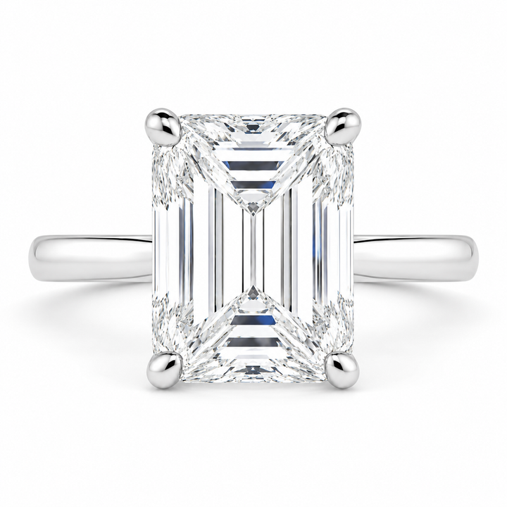 Juliana 5 Carat Emerald Cut Classic Solitaire Engagement Ring