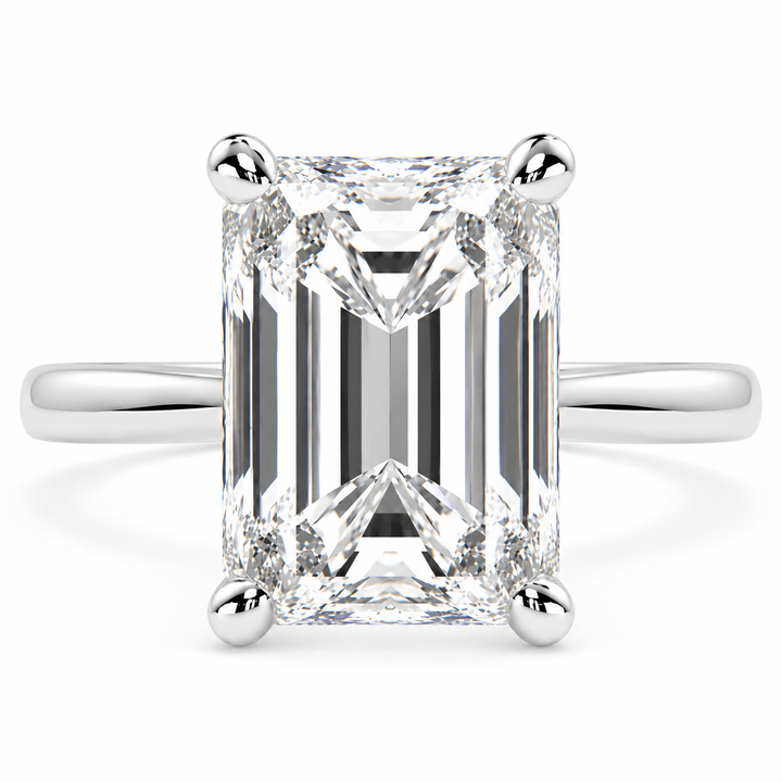 Juliana 7 Carat Radiant Cut Classic Solitaire Engagement Ring