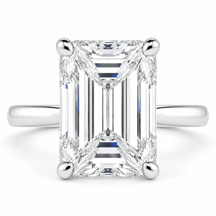 Juliana 6 Carat Emerald Cut Classic Solitaire Engagement Ring