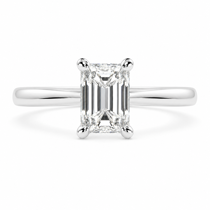 Juliana 2 Carat Radiant Cut Classic Solitaire Engagement Ring