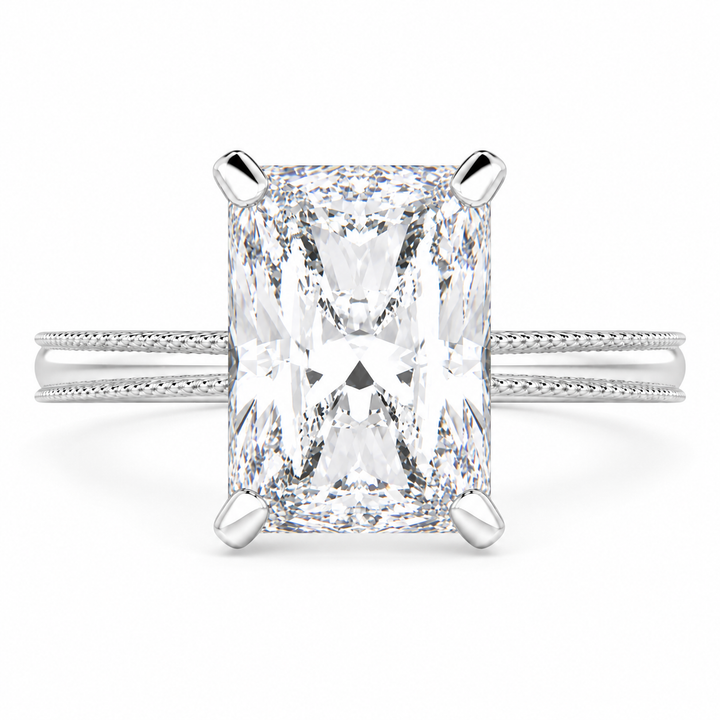 Camilla 5 Carat Radiant Cut Solitaire Engagement Ring