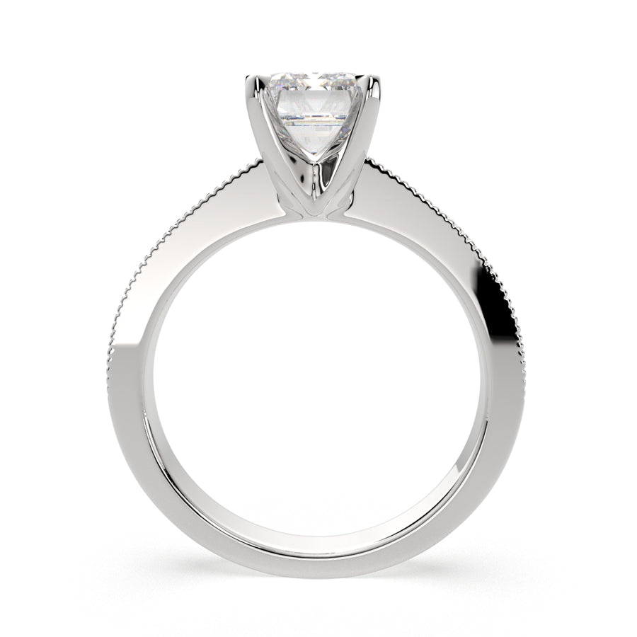 Camilla 4 Carat Emerald Cut Solitaire Engagement Ring
