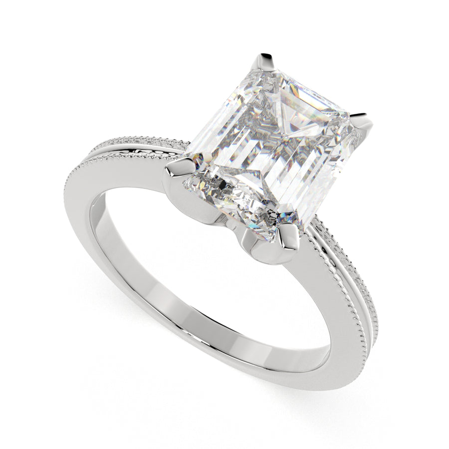 Camilla 1 Carat Emerald Cut Solitaire Engagement Ring