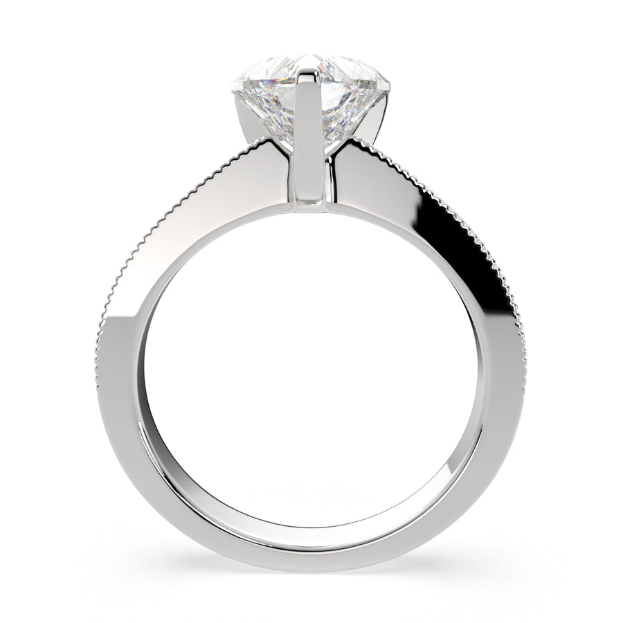 Camilla 2 Carat Heart Cut Solitaire Engagement Ring