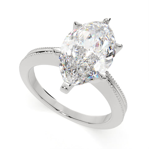 1 Carat VS1 D Lab Grown Diamond Solitaire Marquise Ring