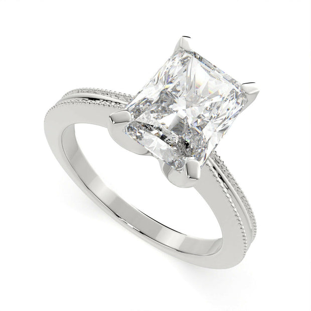 Camilla 1 Carat Radiant Cut Solitaire Engagement Ring