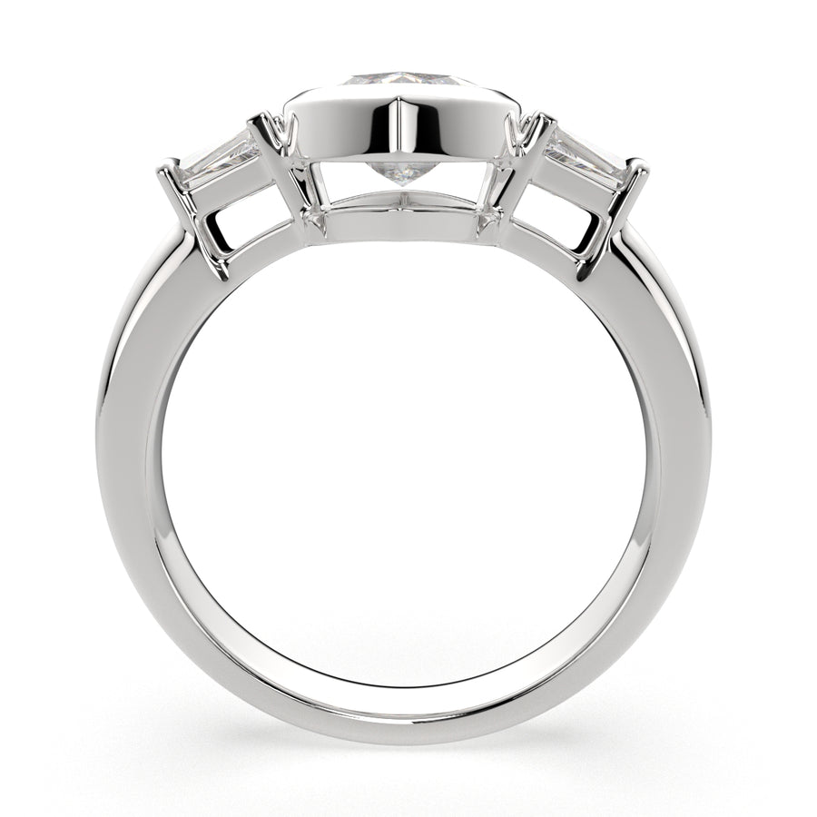 Emilia 4.5 Carat Marquise Cut Trilogy 3 Stone Engagement Ring