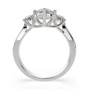 2.2 Carat VS1 D Lab Grown Diamond Trilogy Marquise Ring