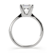 1 Carat VS1 D Lab Grown Diamond Solitaire Emerald Ring