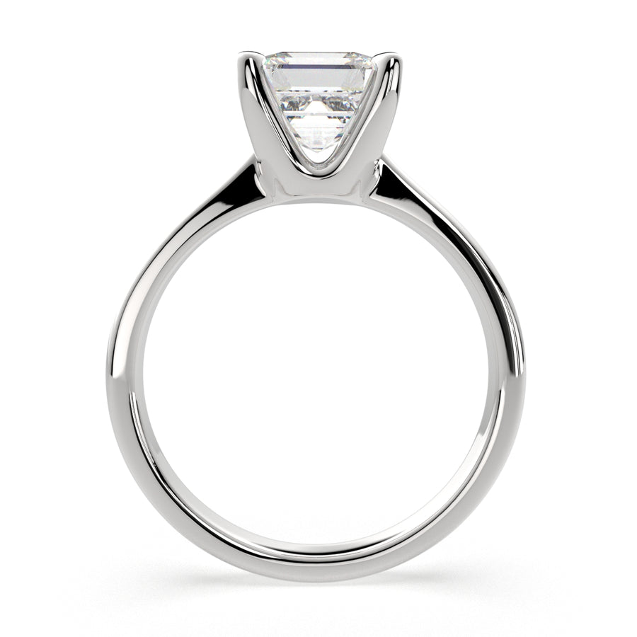 Juliana 2 Carat Emerald Cut Classic Solitaire Engagement Ring