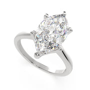 3 Carat VS1 D Lab Grown Diamond Solitaire Marquise Ring
