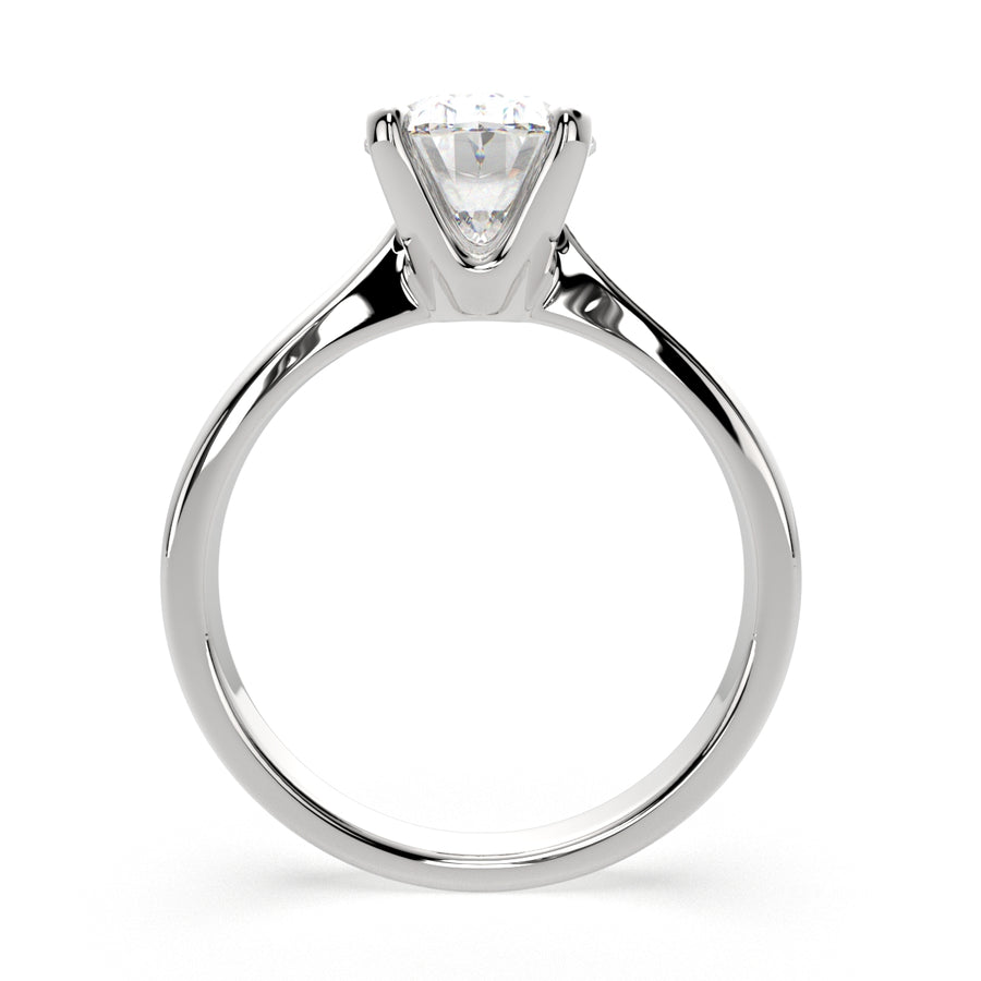 Juliana 1 Carat Oval Cut Classic Solitaire Engagement Ring