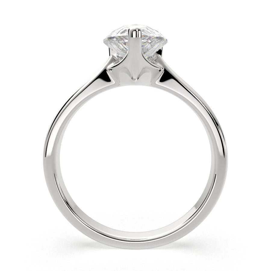 Juliana 2 Carat Pear Cut Classic Solitaire Engagement Ring
