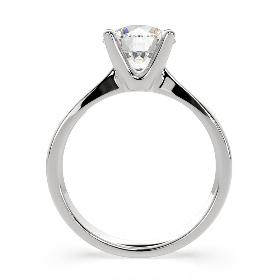 Juliana 1 Carat Round Cut Classic Solitaire Engagement Ring