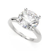 2 Carat VS1 D Lab Grown Diamond Solitaire Round Ring