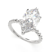 1 Carat VS1 D Lab Grown Diamond Solitaire Marquise Ring