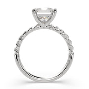 3 Carat VS1 D Lab Grown Diamond Solitaire Princess Ring