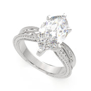 2 Carat VS1 D Lab Grown Diamond Solitaire Marquise Ring