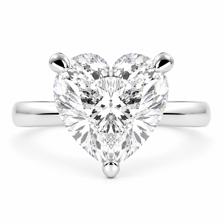 Juliana 6 Carat Heart Cut Classic Solitaire Engagement Ring