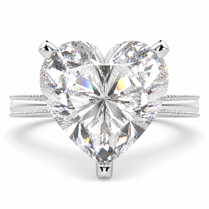 Camilla 6 Carat Heart Cut Solitaire Engagement Ring