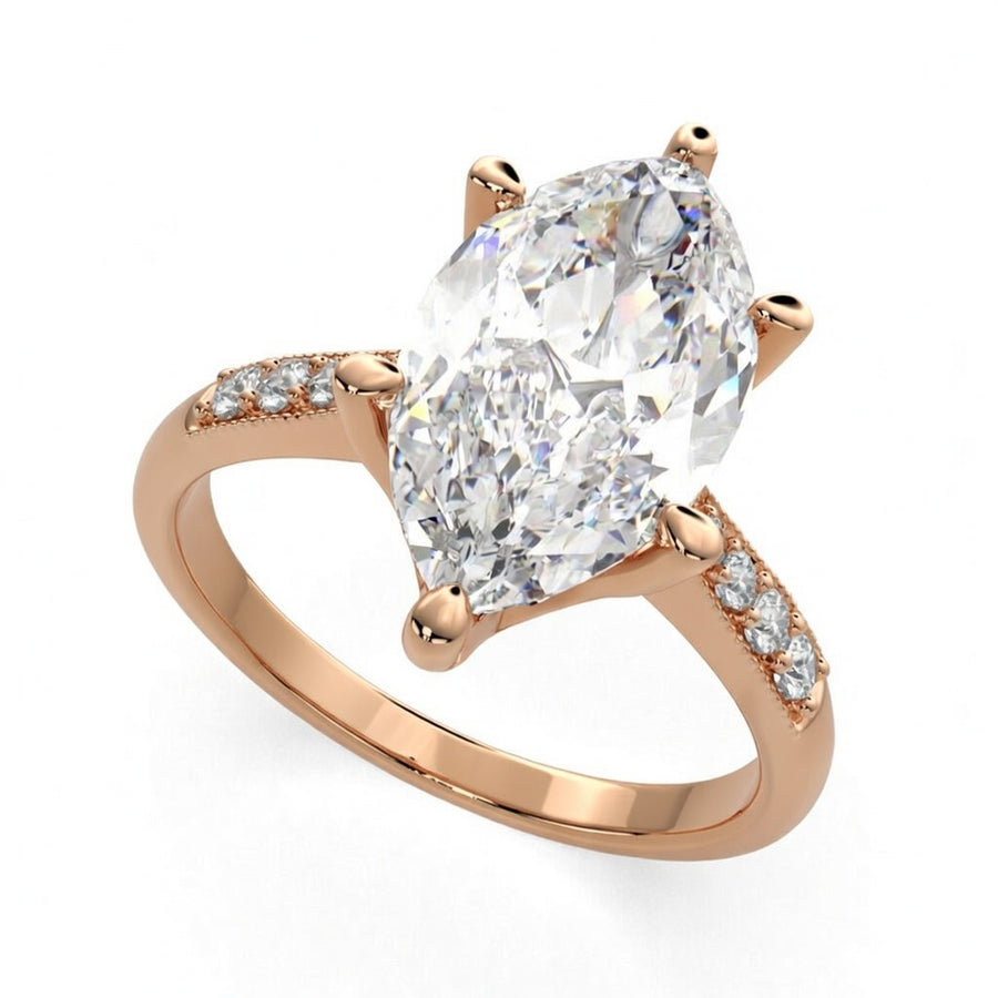 Federica 1.4 Carat Marquise Cut 4 Prong Engagement Ring