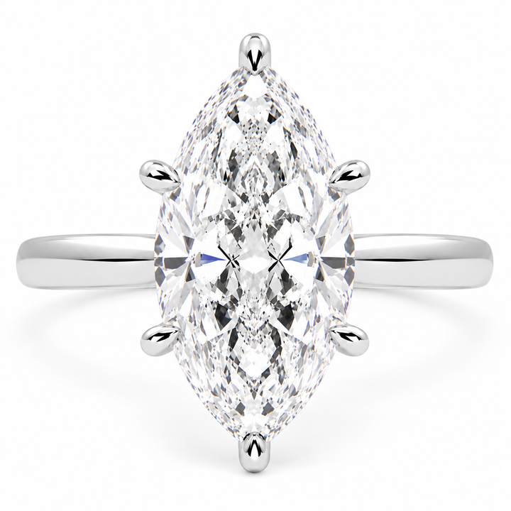 Juliana 6 Carat Marquise Cut Classic Solitaire Engagement Ring