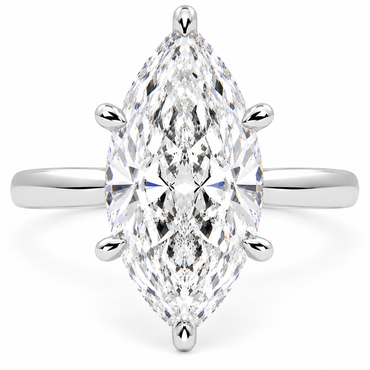 Juliana 7 Carat Marquise Cut Classic Solitaire Engagement Ring
