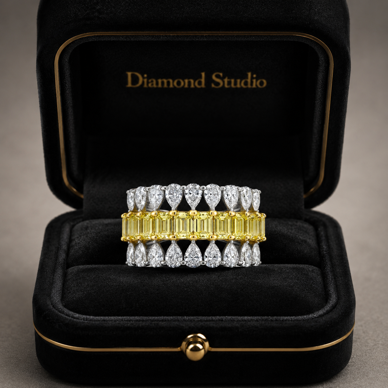 3.90 CT Lab-Grown Diamond Fashion Ring in 14K Gold (D–F / VS1–VS2)