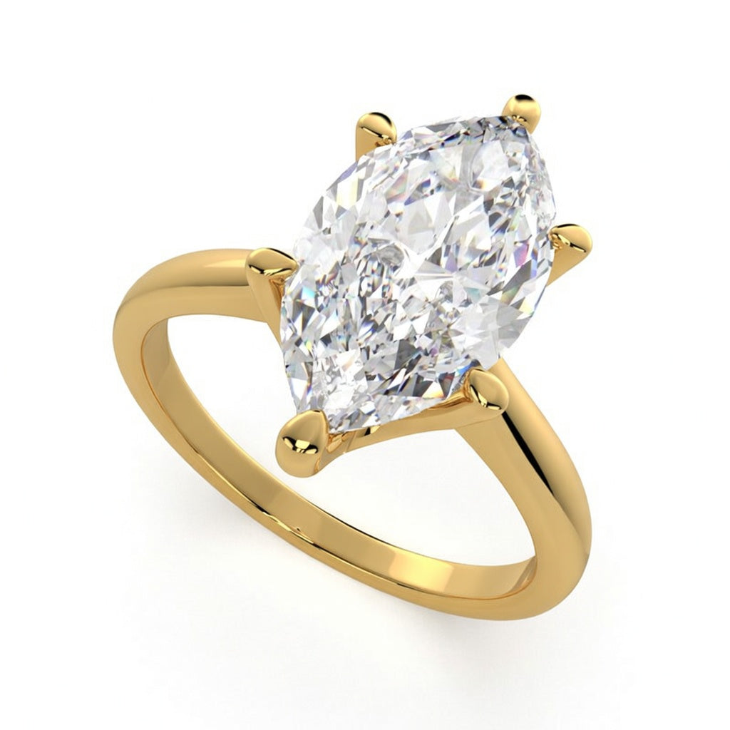Juliana 2 Carat Marquise Cut Classic Solitaire Engagement Ring