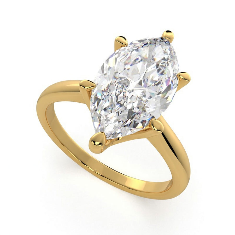 Juliana 3 Carat Marquise Cut Classic Solitaire Engagement Ring