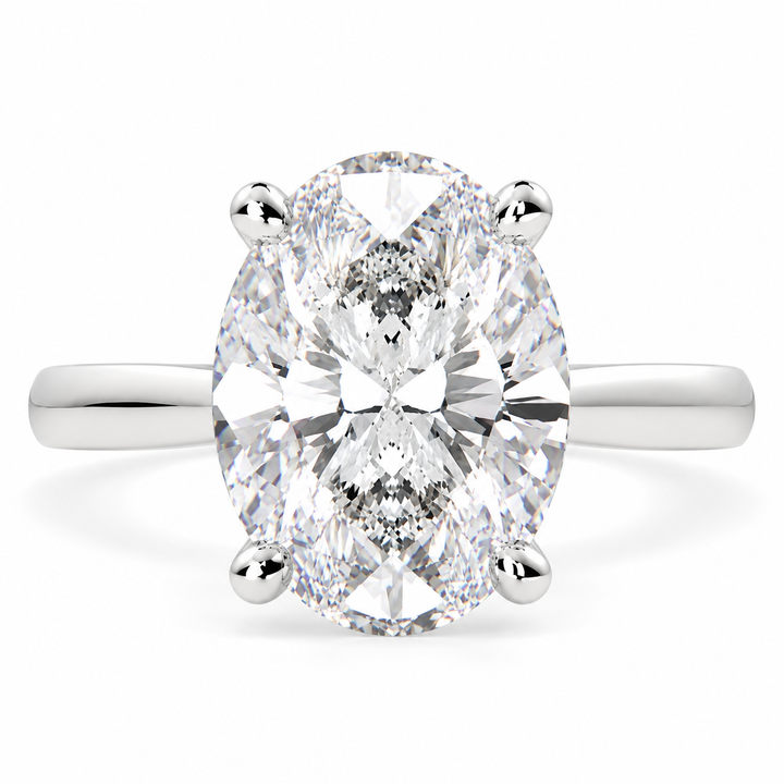 Juliana 6 Carat Oval Cut Classic Solitaire Engagement Ring