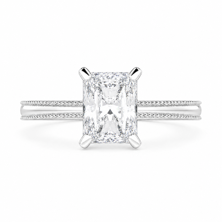 Camilla 2 Carat Radiant Cut Solitaire Engagement Ring