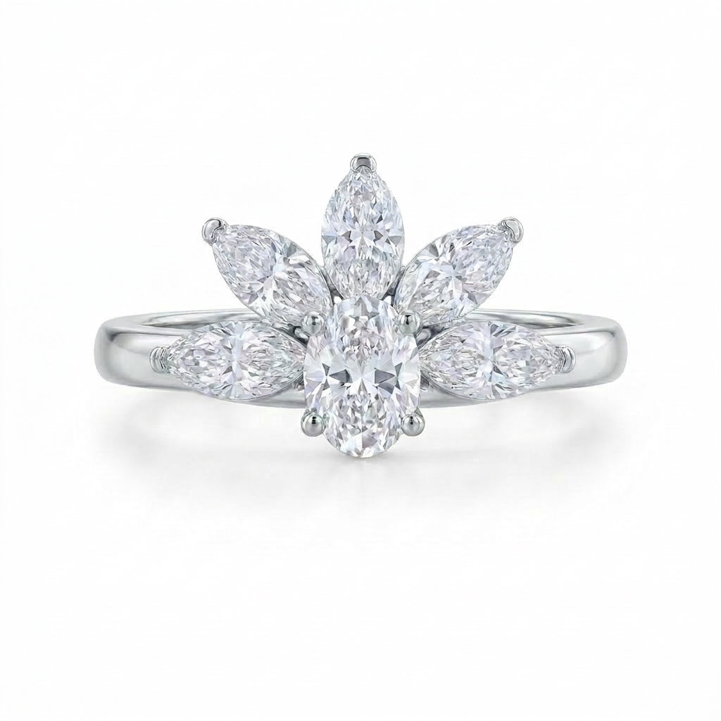 14K Gold Lab-Grown Diamond Fashion Ring (2.50 CTW â€“ Dâ€“F / VS1â€“VS2) from Diamond Studio