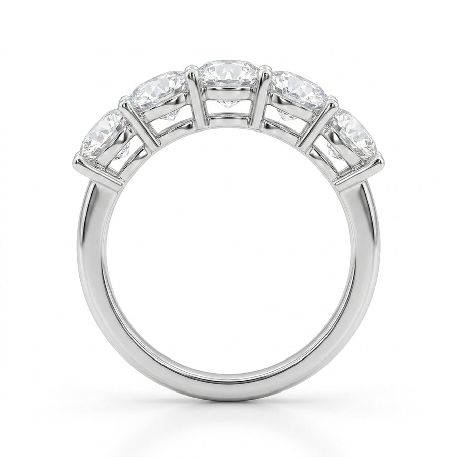 2.70 CT Lab-Grown Diamond Fashion Ring in 14K White Gold (D–F / VS1–VS2)