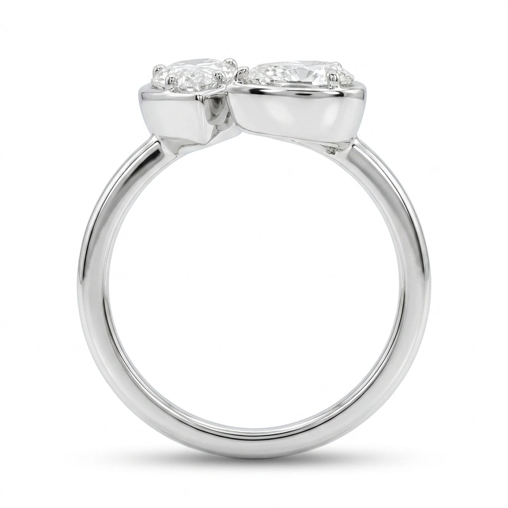 2.00 CT Toi et Moi Lab-Grown Diamond Ring in 14K Gold (D–F / VS1–VS2)